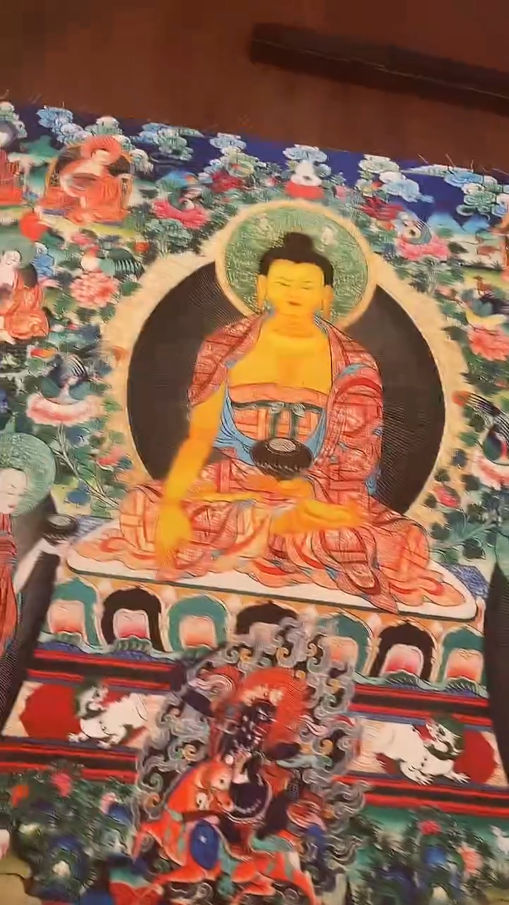 装裱画精美唐卡tk16046