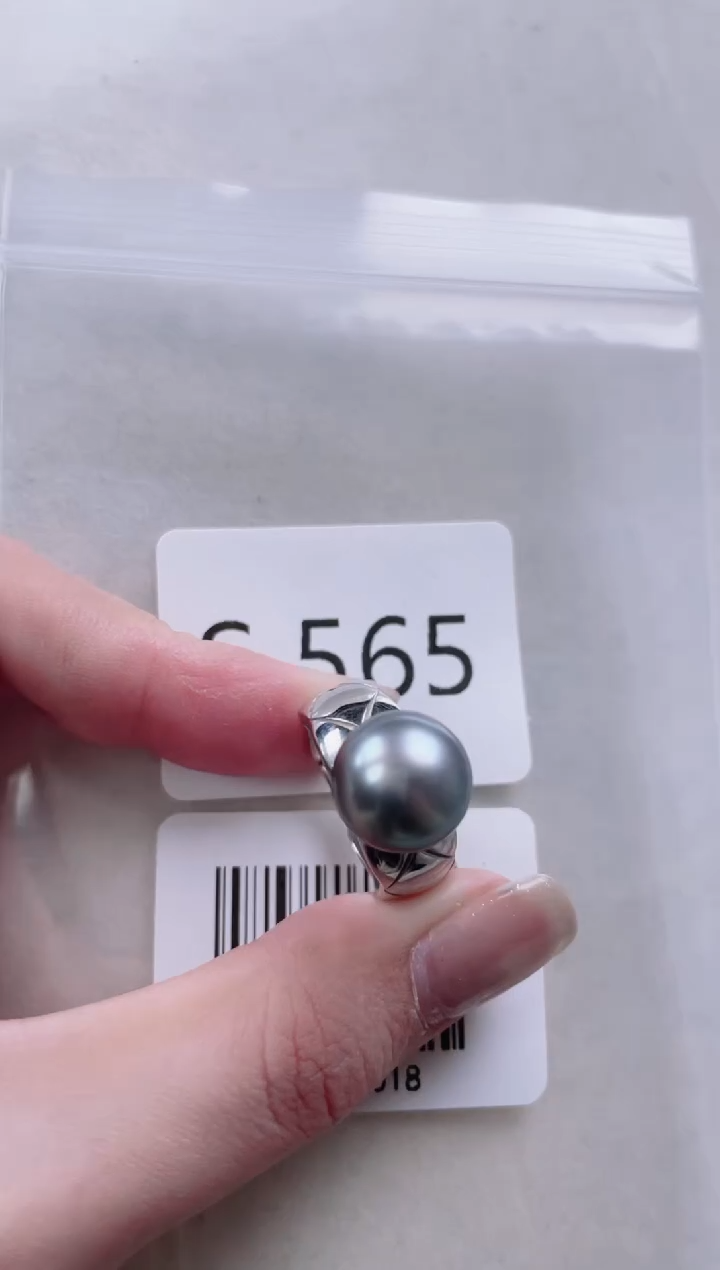【闪购商品】海水珍珠戒指银S925镶嵌S565
