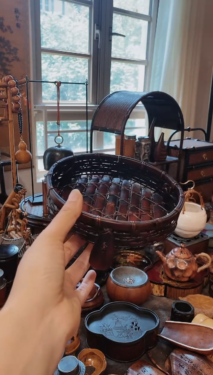 竹编做旧精品小框