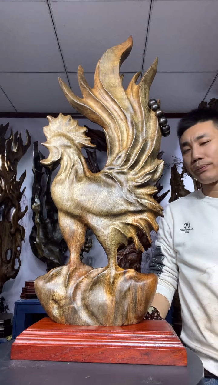 阴沉木木雕款六*金丝楠木工艺品摆件