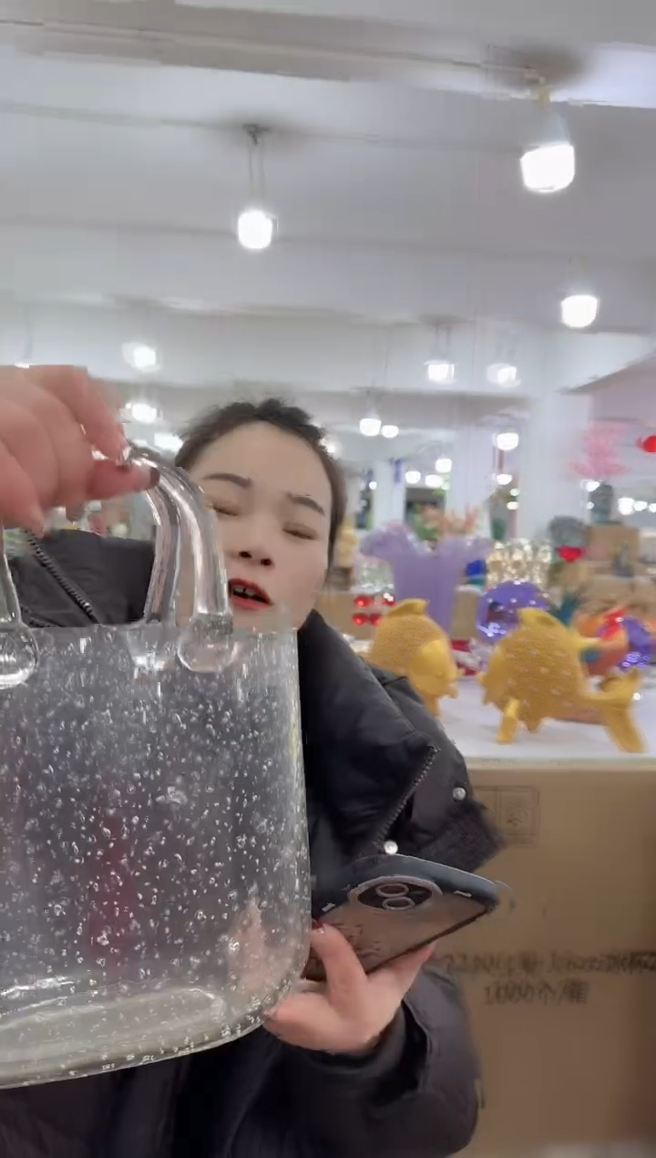 【闪购商品】无铅玻璃甄选花器-s-早18