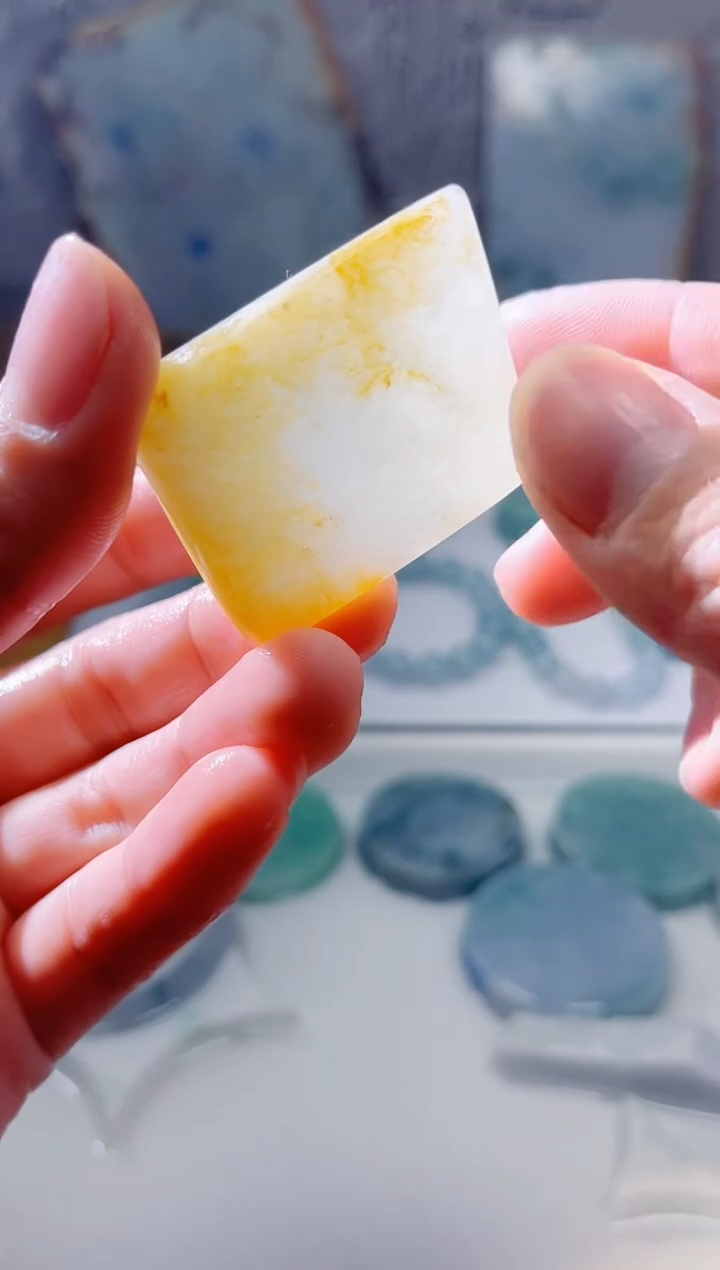 裸石翡翠天然翡翠A货石 南 883