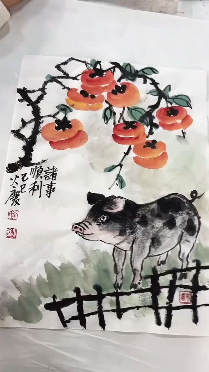 国画直播福利/国画/花鸟