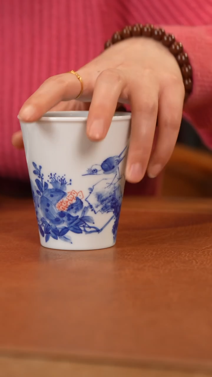【闪购商品】杯博瑞堂花鸟可乐杯