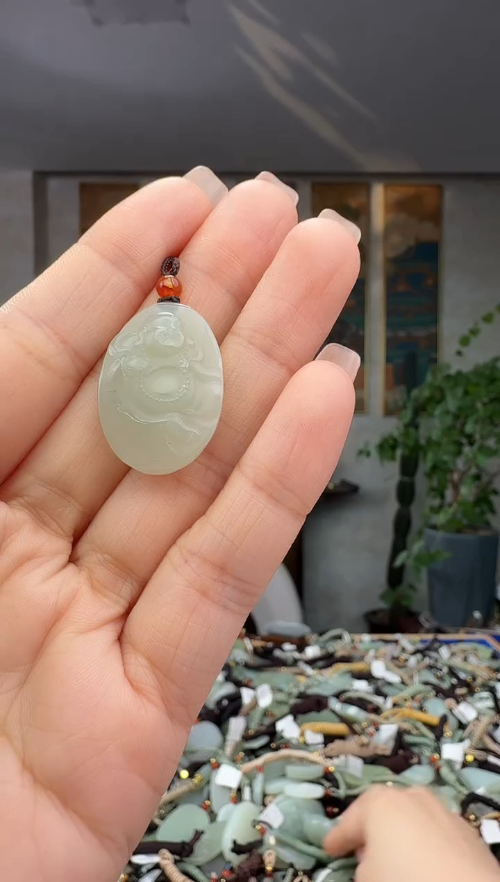 颈饰未镶嵌和田玉拍一发一多样性发货