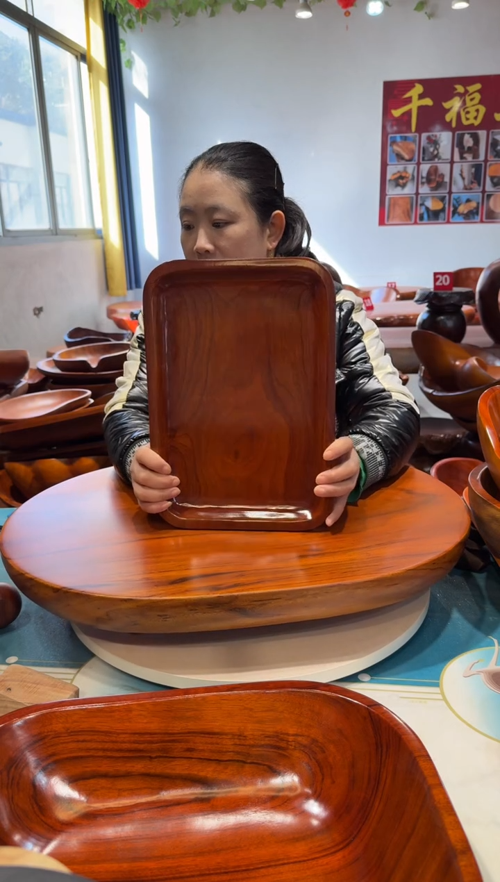 木 方形干泡 33.5*23*4.8