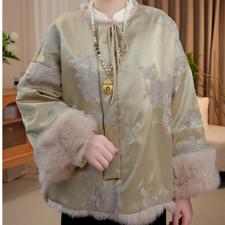 新中式上衣百搭刺绣外套2024D7131-七月杭锦仓