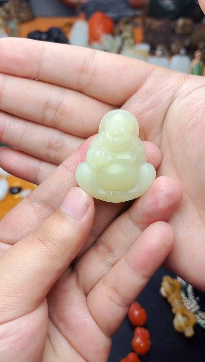 【闪购商品】和田玉颈饰未镶嵌佛公01【定制】