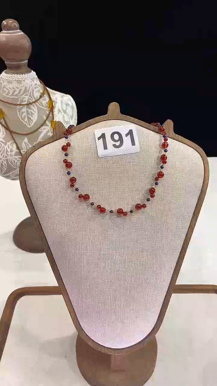 项链钛钢淡水珍珠191