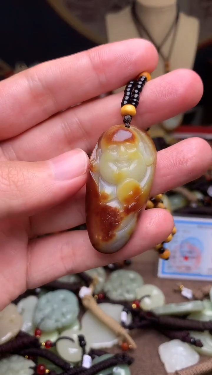 颈饰未镶嵌和田玉新疆料青海料清水和田玉吊坠