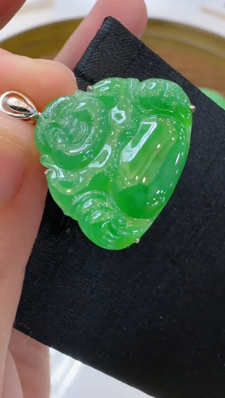 【闪购商品】翡翠吊坠(不含链)18K金镶嵌多样性团购发一件