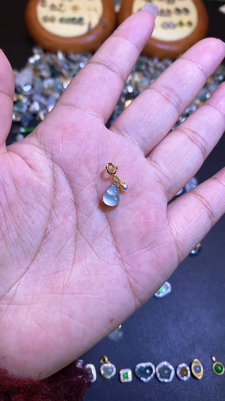 【闪购商品】翡翠吊坠(不含链)银S925镶嵌1