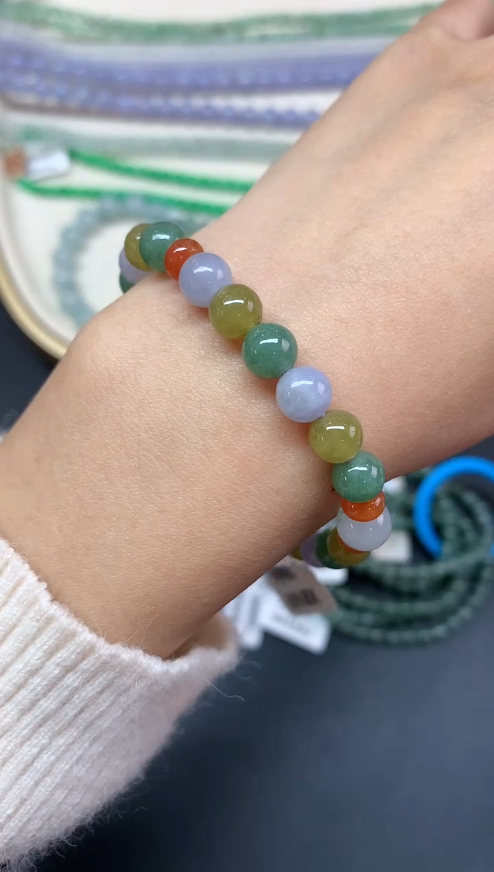 【闪购商品】翡翠手链未镶嵌手串A212|1680