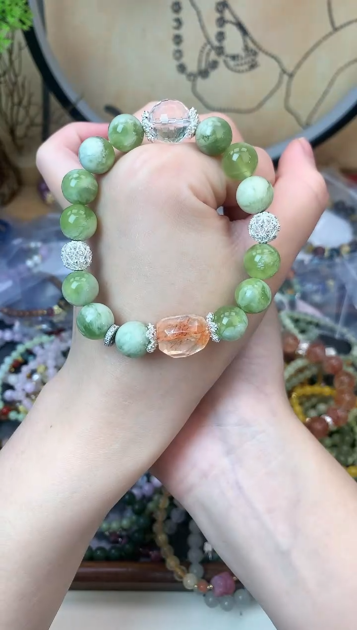 【闪购商品】岫玉手饰未镶嵌276手串