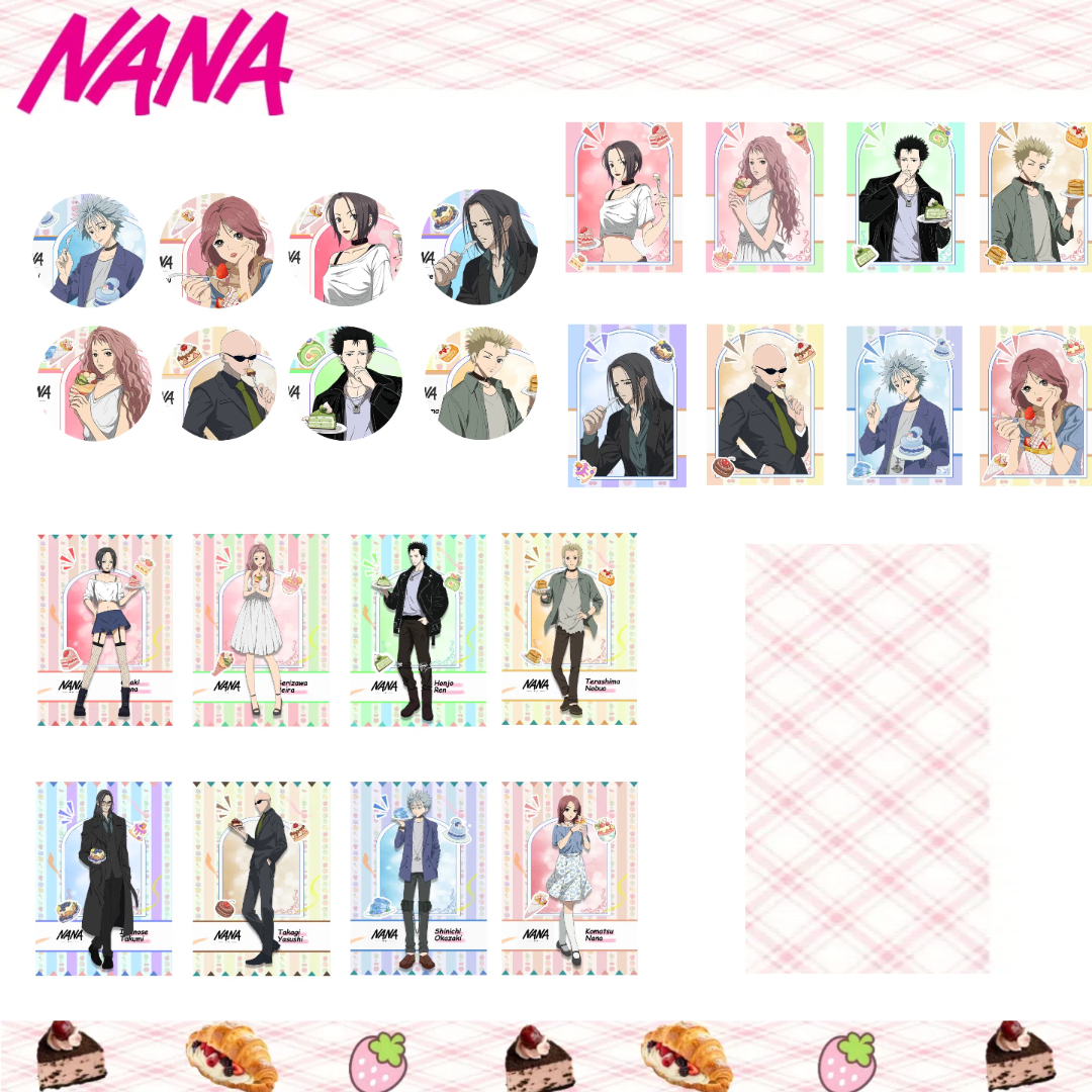 【NANA/世界上的另一个我】复古甜品系列 吧唧&拍立得 等