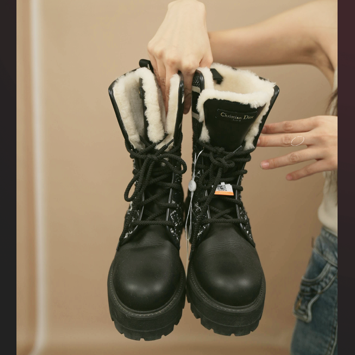 95新 DIOR/迪奥 马丁短靴黑色/250630CHHVP20