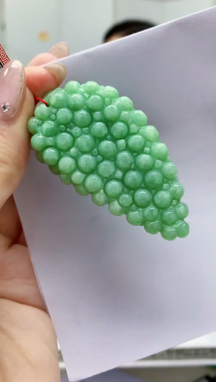 【闪购商品】定制翡翠未镶嵌4852jw-毛货挂件65