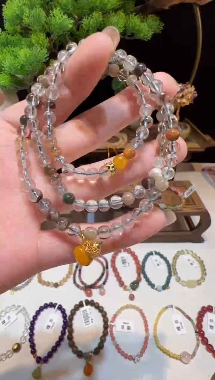 【闪购商品】水晶手绳未镶嵌@@手饰