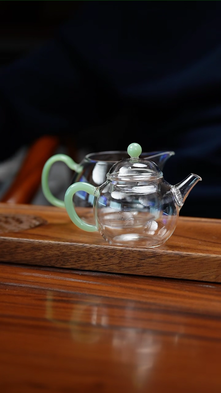 【闪购商品】品德坊禅韵泡茶壶青钰+明信唐102浅钰