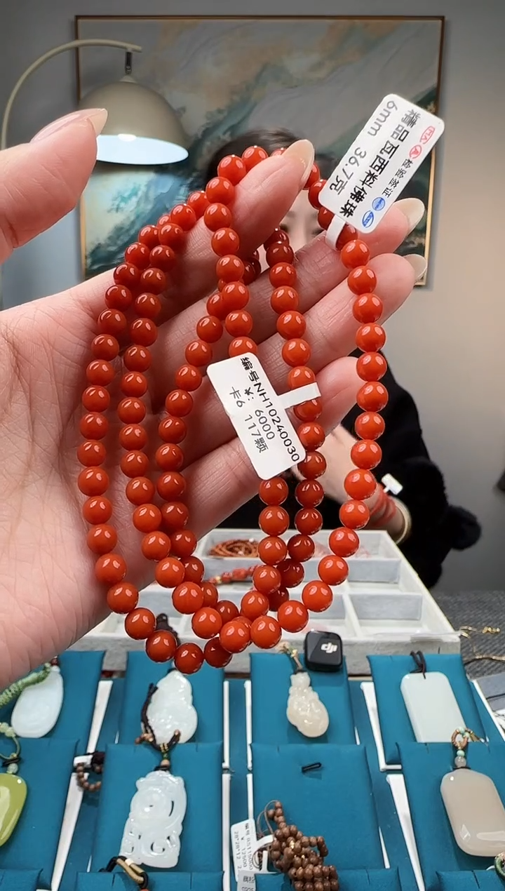 未镶嵌手串南红玛瑙手串NH6