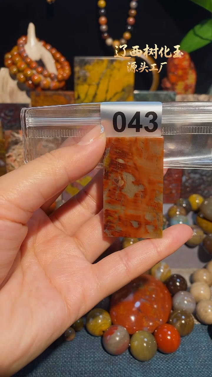 未镶嵌-硅化玉天然北票硅化玉吊坠