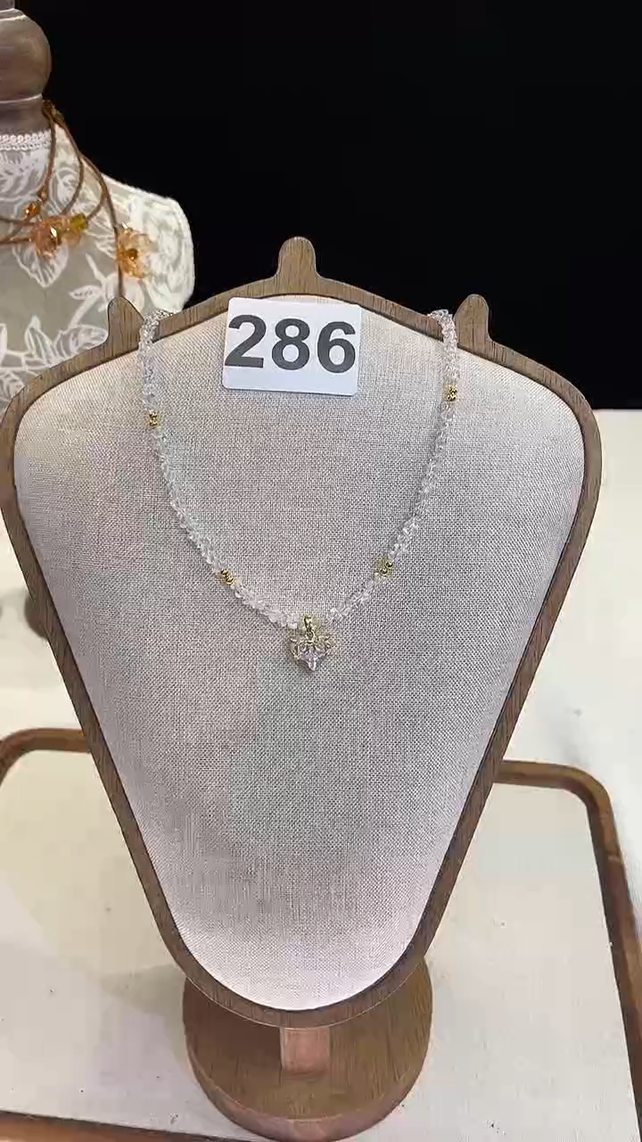 项链钛钢淡水珍珠286
