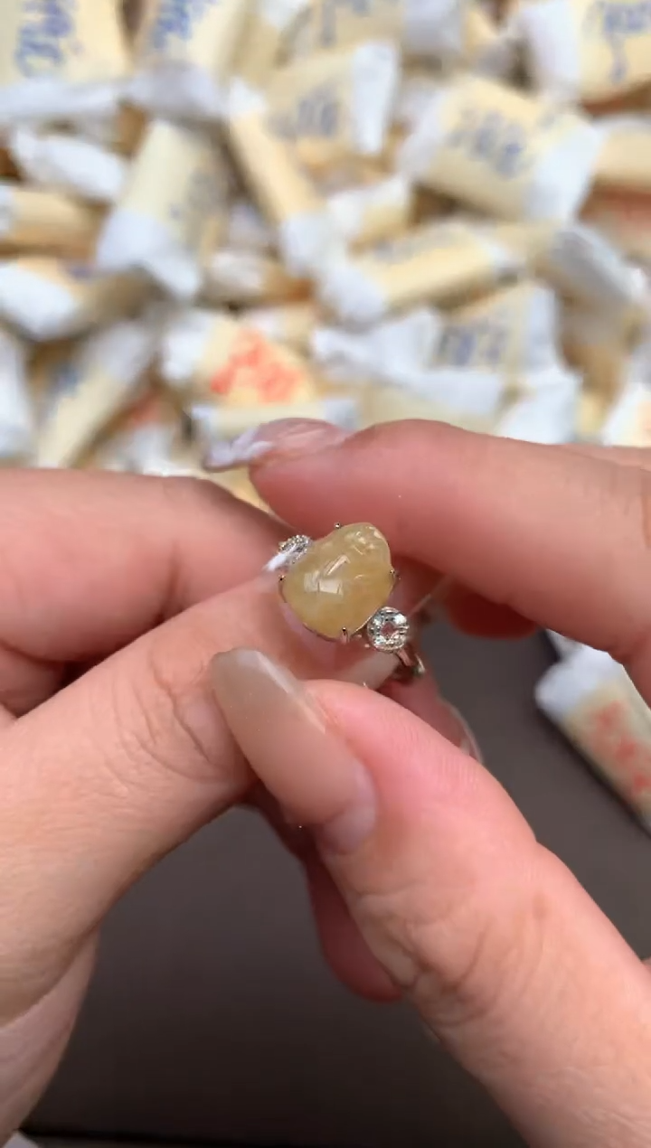 【闪购商品】翡翠戒指银S925镶嵌—