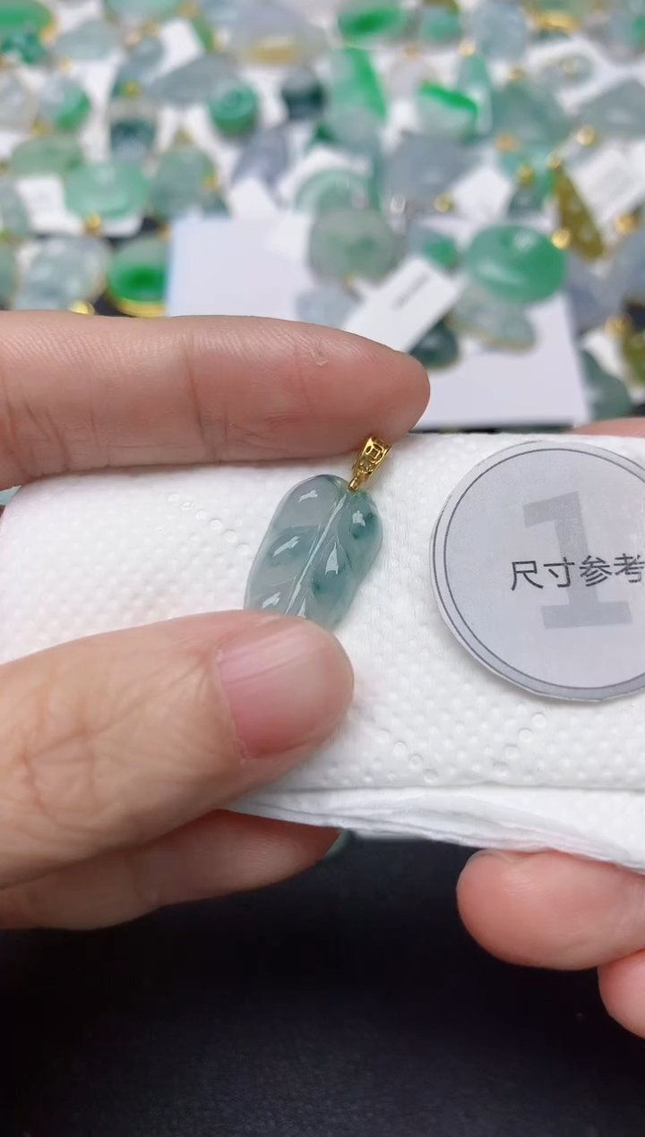 颈饰未镶嵌翡翠天然缅甸A货翡翠