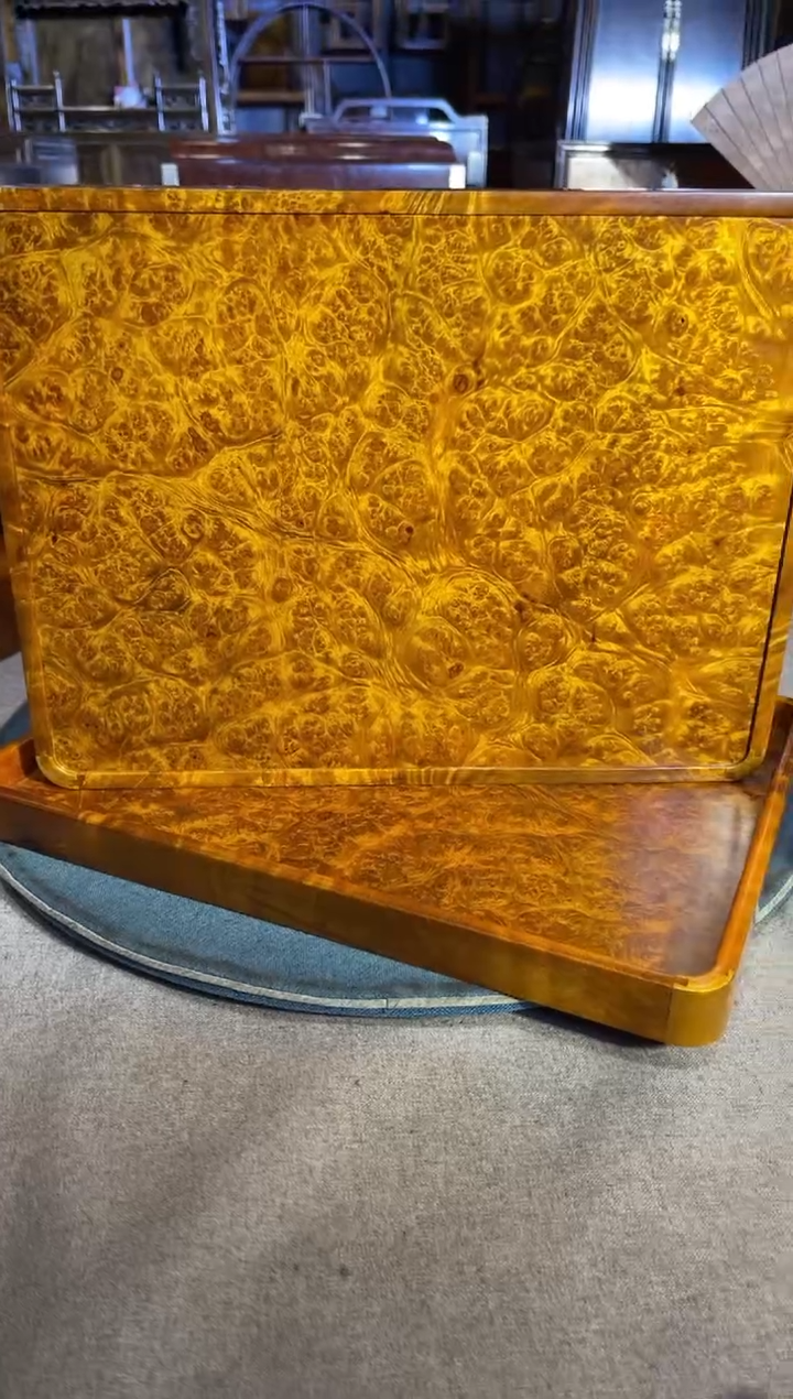 乌木类成套家具超大瘤疤茶盘一对 8