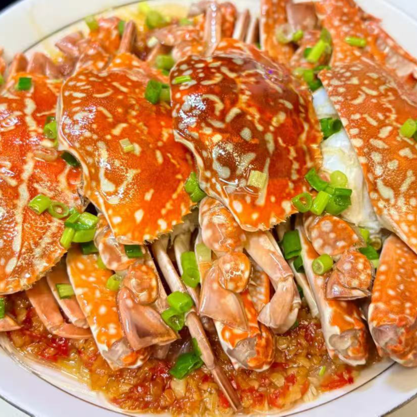 0底价起拍海鲜现称现卖顺丰冷链帝王蟹松叶蟹面包蟹鳌虾等鱼类