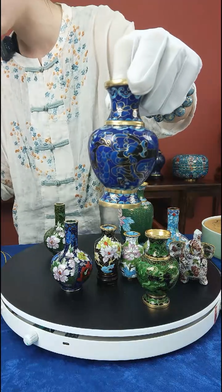 琉璃手工艺品万花龙纹周其垒