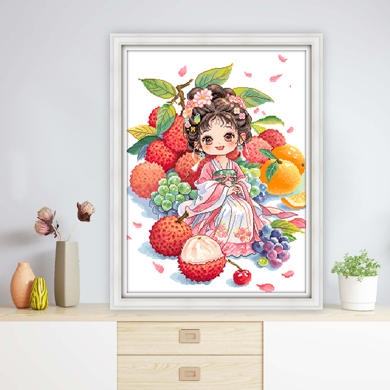 【ks凡朴系列】生态棉十字绣2025年新款绮梦熹微人物简单好绣自己绣