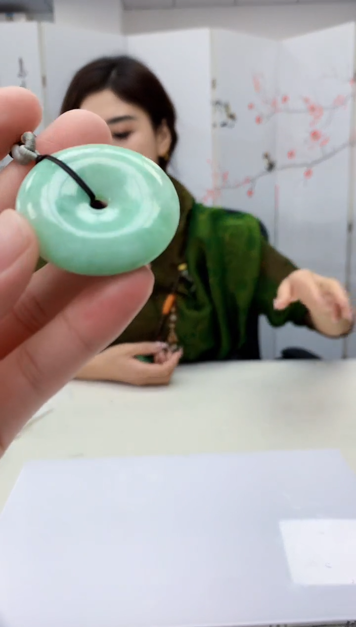 【闪购商品】定制翡翠未镶嵌4829bb-毛货挂件45