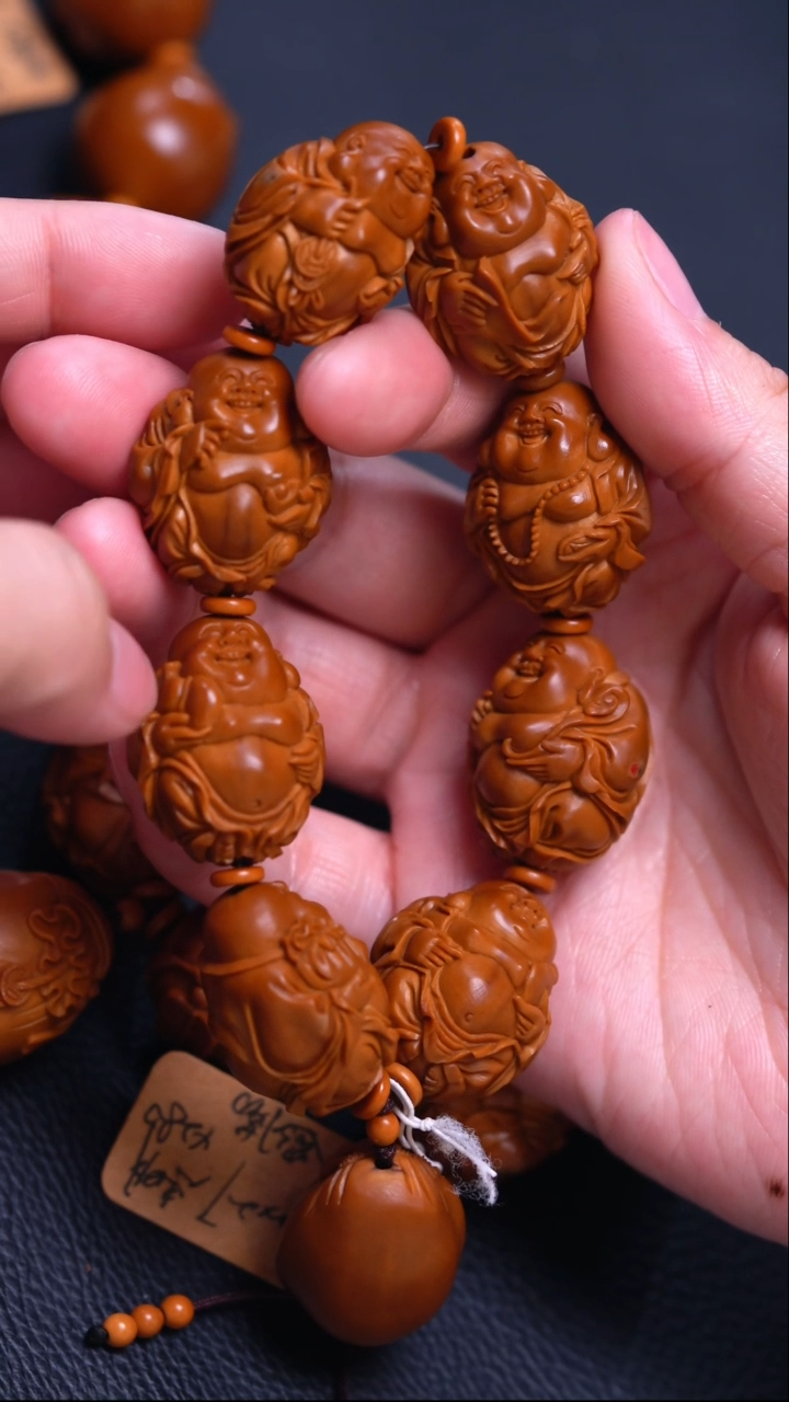 【闪购商品】橄榄核手串/手链八宝弥勒