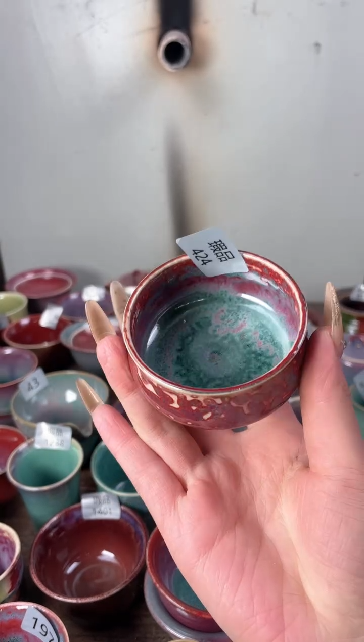 【闪购商品】摆件钧瓷手工茶器窑变
