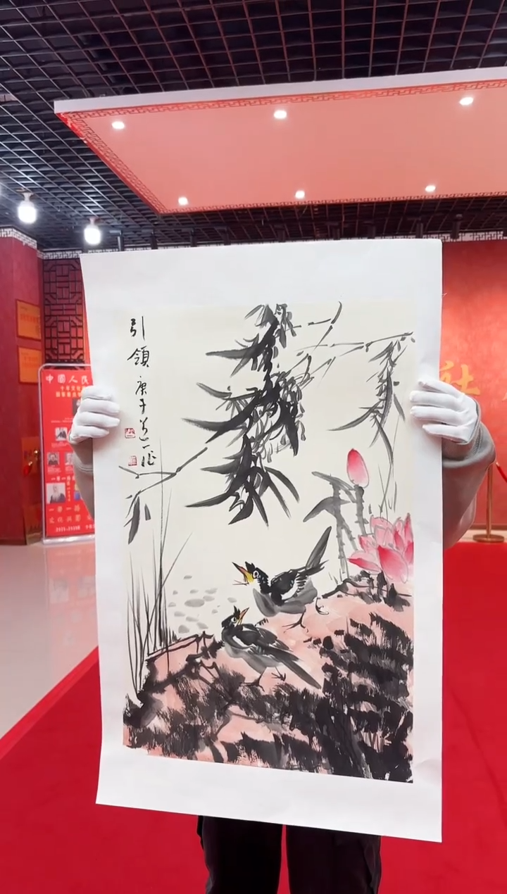 【闪购商品】国画道一老师亲笔绘画作品D6