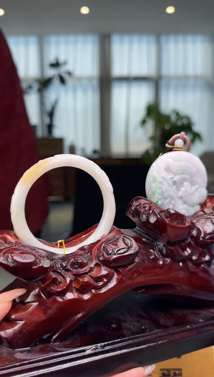 【闪购商品】翡翠颈饰未镶嵌底座一套YJ@@960Q3J13733