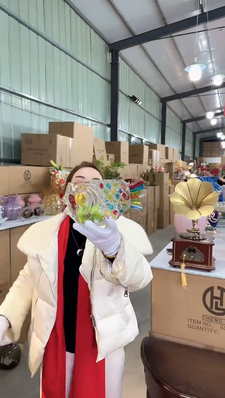 【闪购商品】无铅玻璃悠悠Q-花器-22早