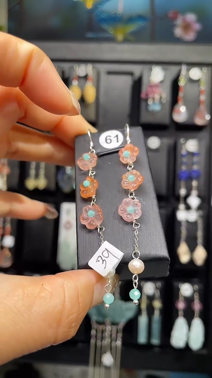 未镶嵌南红玛瑙耳饰想****✔想不出名字