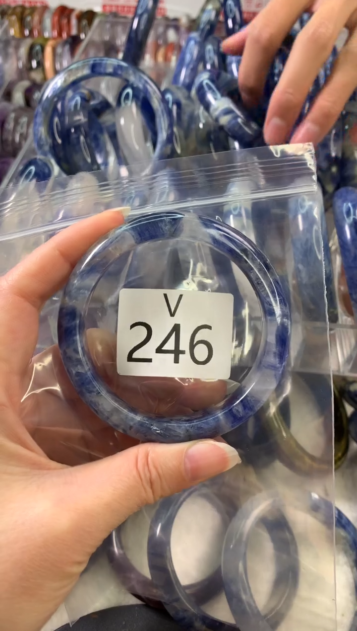 【闪购商品】水晶水晶手镯V未镶嵌246-60