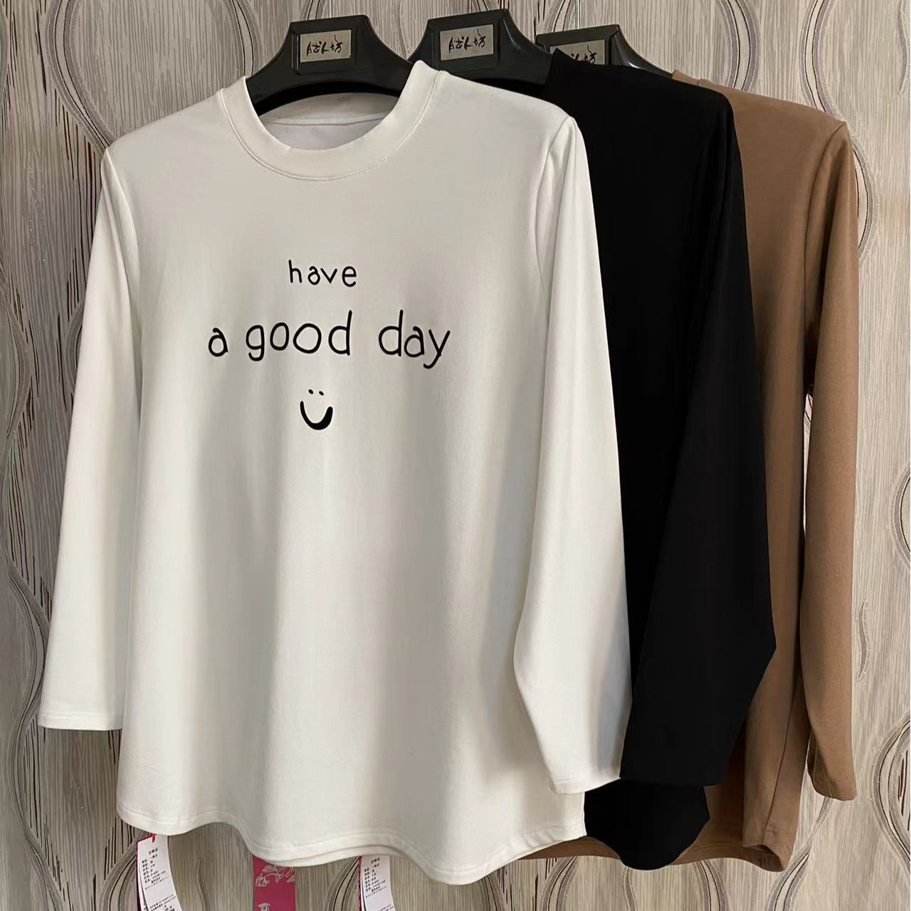 (J0)胖人坊大码女装小衫 4251  衣长74  120