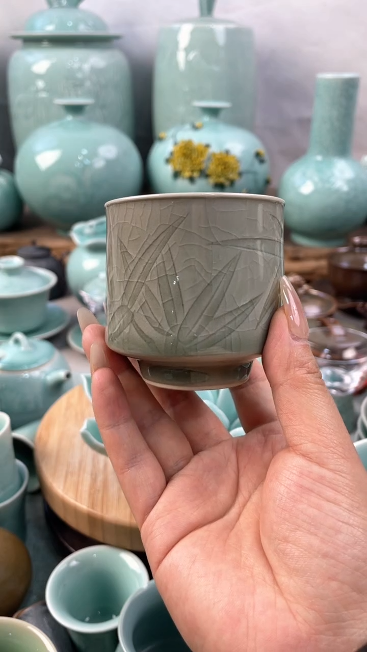 【闪购商品】全手特价 微瑕 慧仙青瓷