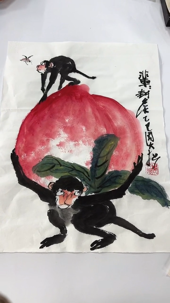 国画直播福利/国画/花鸟