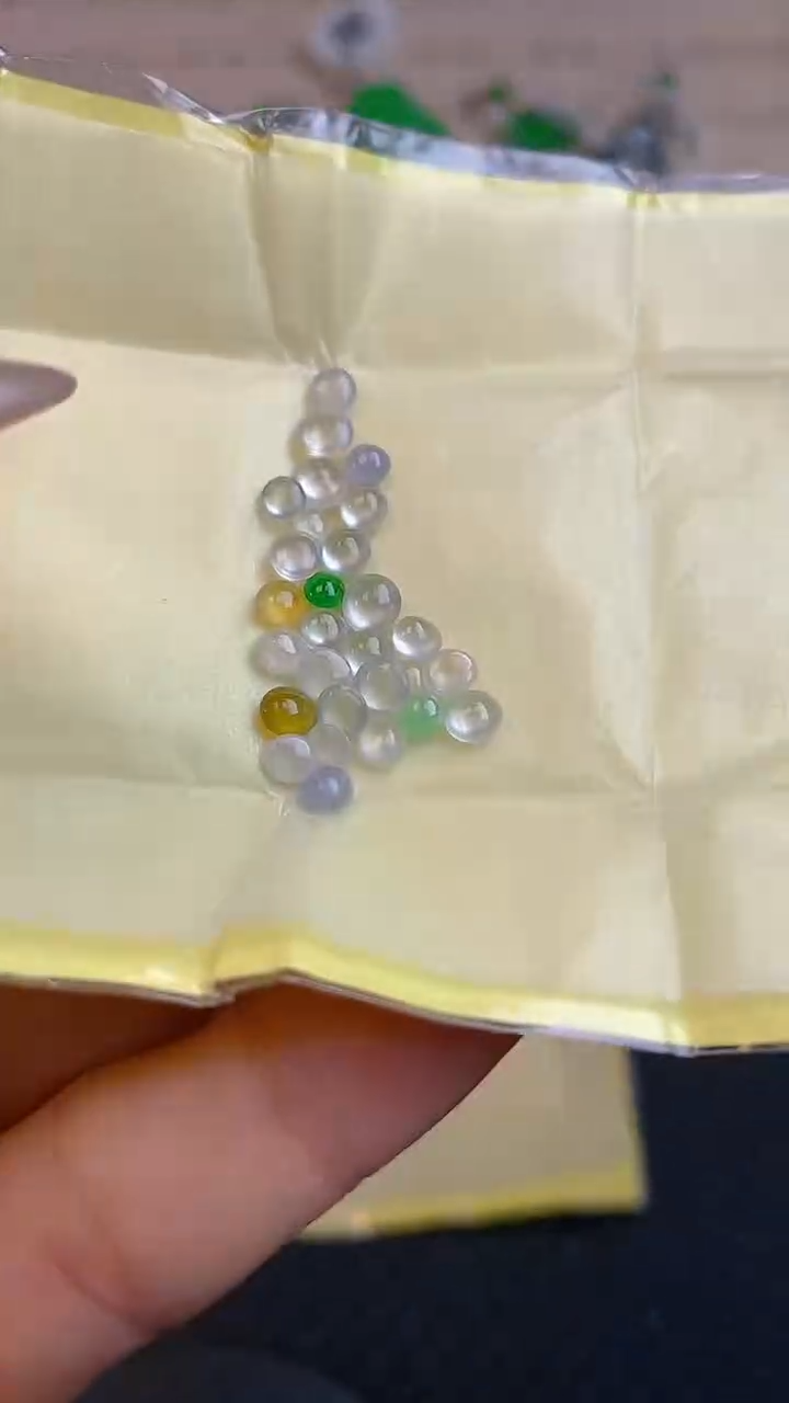 【闪购商品】翡翠耳饰未镶嵌天然A货翡翠152