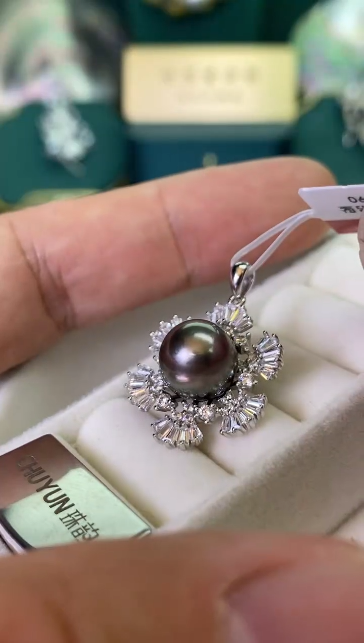 【闪购商品】海水珍珠颈饰银S925镶嵌10-11