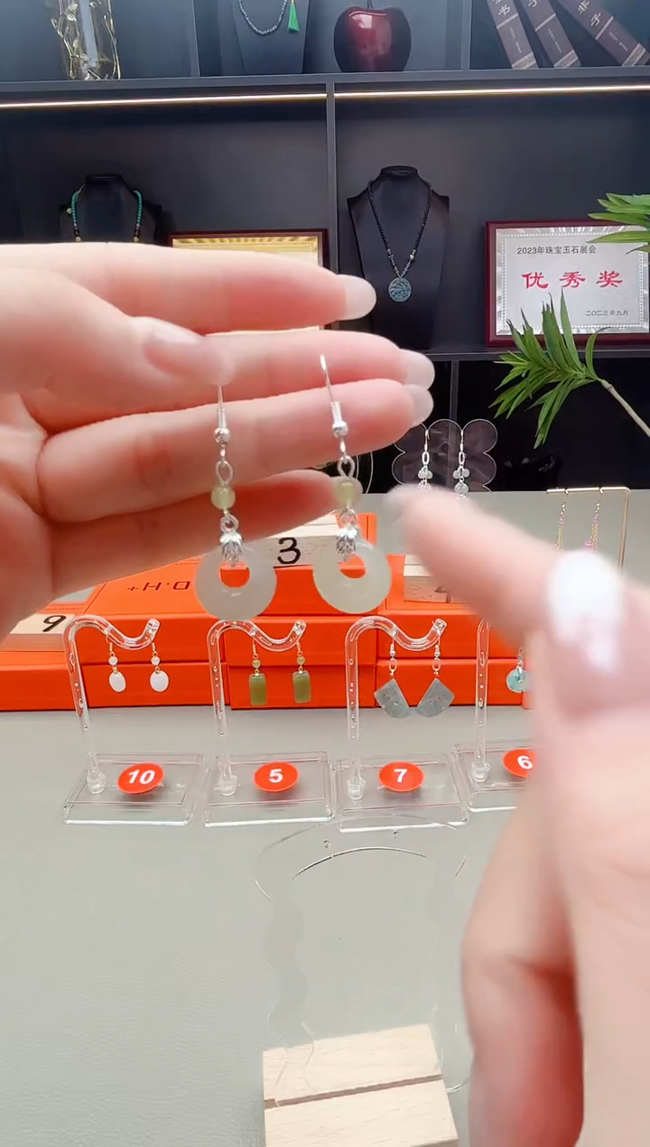 未镶嵌和田玉耳饰x02