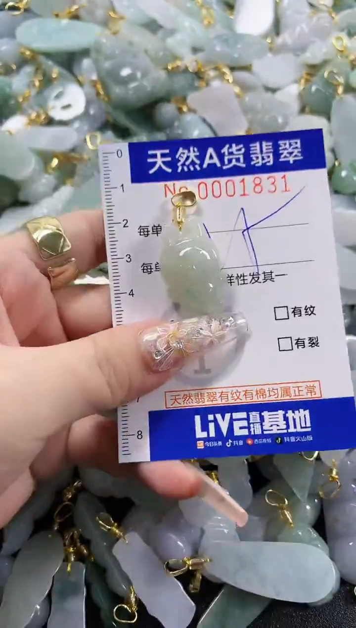 颈饰未镶嵌翡翠天然A货翡翠