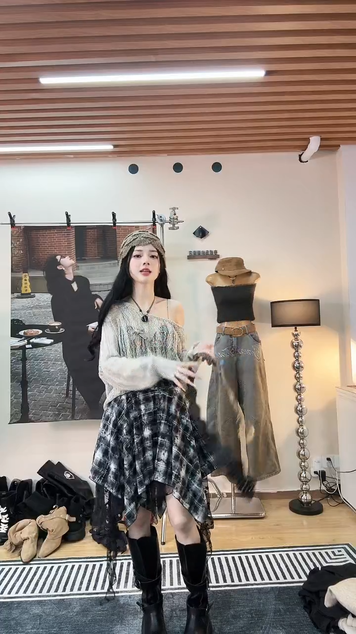 2025变成岛屿孤品拼手速款半身裙M码