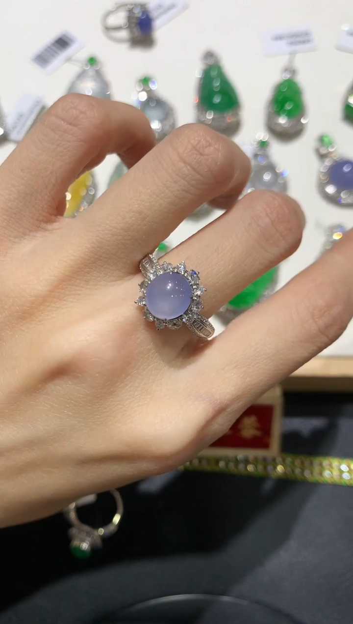 【闪购商品】翡翠吊坠(不含链)18K金镶嵌团购5