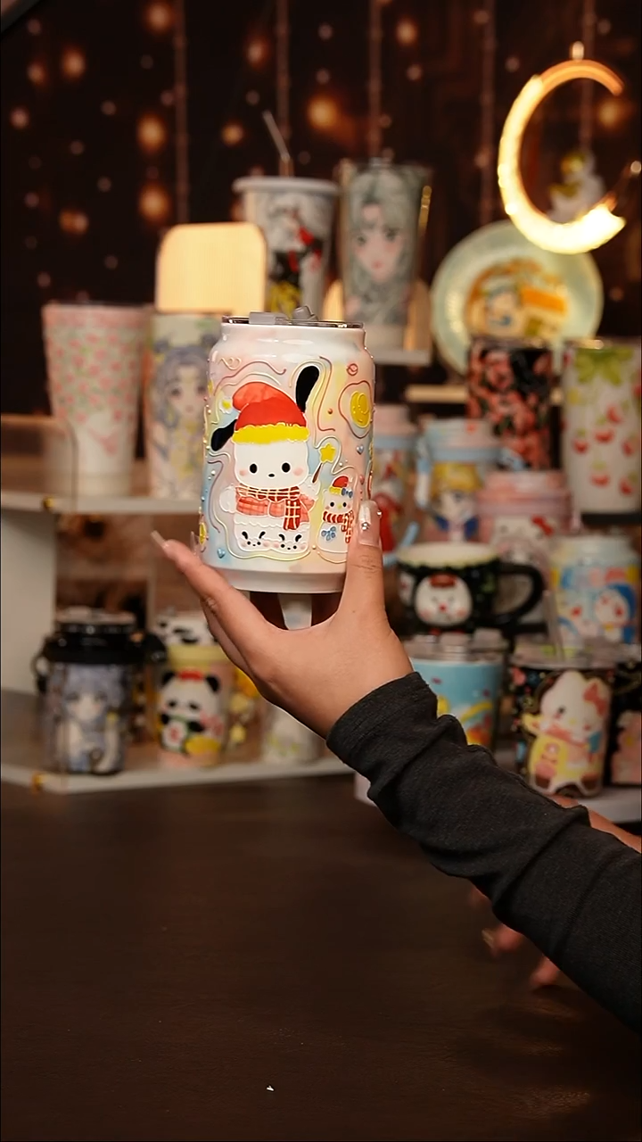 (玉泥）景德镇手工手绘文创陶瓷杯